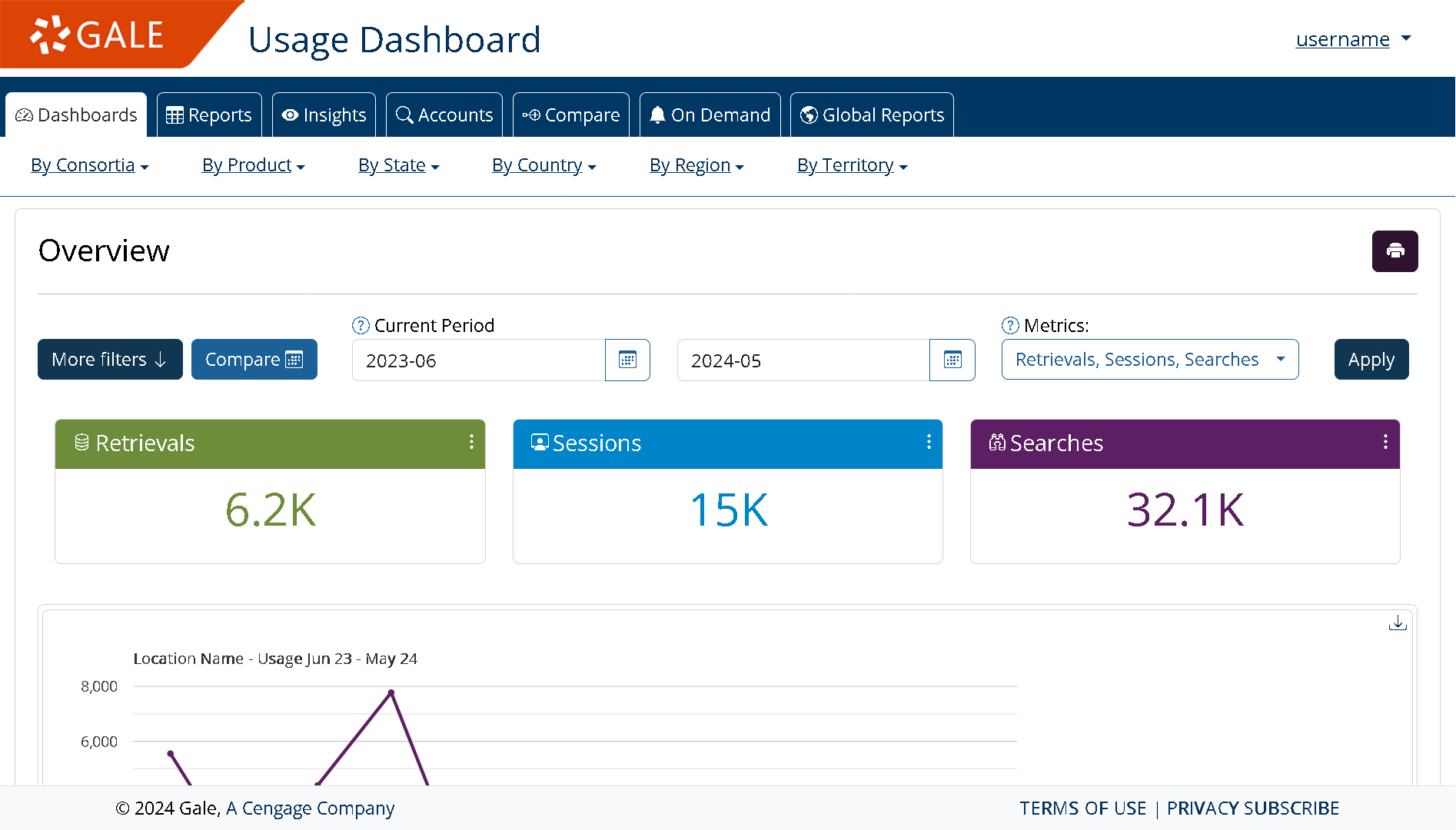 Usage Dashboard Overview