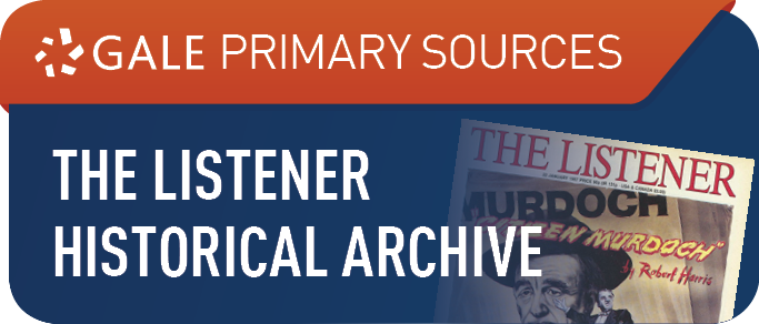 The Listener Historical Archive, 1929-1991 (Primary Sources)