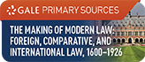 The Making of Modern Law: Foreign, Comparative and International Law, 1600–1926 Web Icon