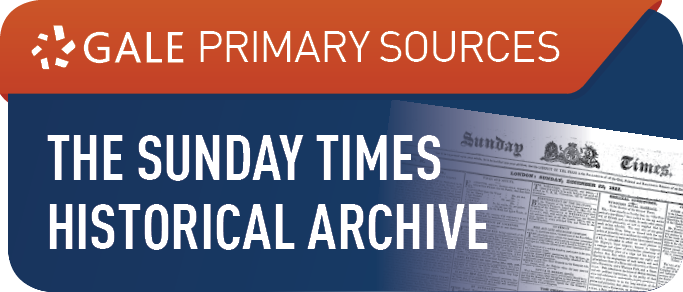The Sunday Times Historical Archive, 1822?2006 (Primary Sources)